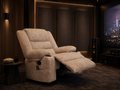 MASSEVA Cloud-Comfort | 8-Point Heated Massage Swivel & Rocking Sanctuary with Integrated Storage & Cup Holders